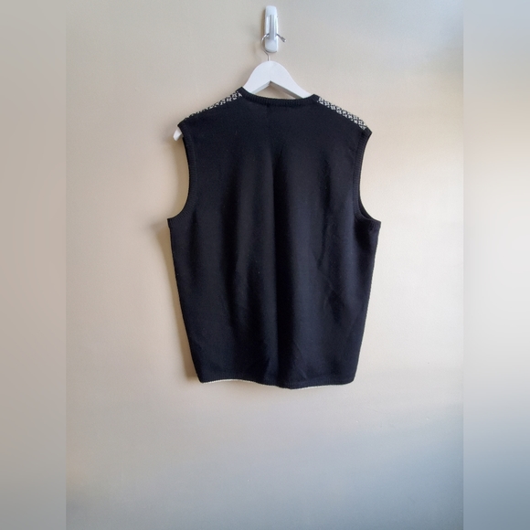 Gran Sasso Trendy pattern 100% Virgin Wool Vest - Picture 7 of 7